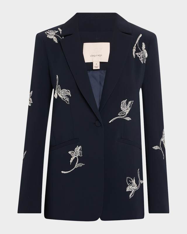 Karlie Falling Lillies Blazer